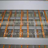 Warehouse of Flow-through Pallet Racking