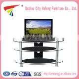 china products modern glass oval led tv stand