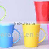 Glamorous Color Finished Bone China Coffee Mugs