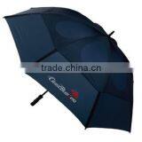 Navy Blue 30 Inch Clubs Brand OEM Fiberglass Manual Golf Umbrella thumbnail-2