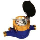 Rotary vane wheel liquid sealed water meter