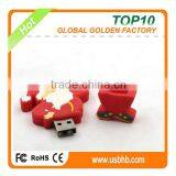 2016 New Pvc Chrismas Santa Claus 8tb Cheap Pendrive thumbnail-3