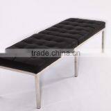 Modern Mid Century Furniture Florence Knoll Leather Bench Seat