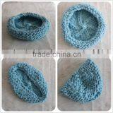 Various Colors Knitted Thick Yarn Basket Baby Photography Bowl Unisex Baby Boy Girl thumbnail-6