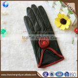 New style ladies winter driving touch gloves sheepskin leather