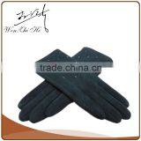 Factory Handmade Faux Suede Leather Dancing Gloves thumbnail-5
