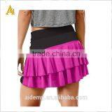 High Quality 100% Polyester Dry Fit Women Active Sport Short Dress thumbnail-2