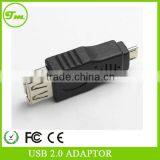 USB 2.0 Mini 5P Female TO Micro Male Adapter Convertor