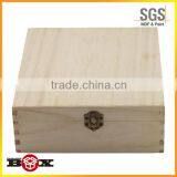 Unfinished Lightweight Wood Recipe Box With Lids thumbnail-3