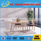 Hot sale medium solid wood structure dining table