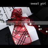 Fashion Girls Korean Classical Stripe Bow Elastic Hair Band/Hair Ties/Hair Rope-f62 thumbnail-1