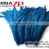 Leading Supplier CHINAZP Factory Wonderful Cheap Blue Fully Dyed Chicken Rooster Feathers for Sale