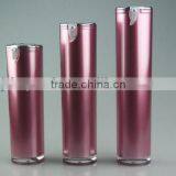 Acrylic Purple Airless Lotion Bottles