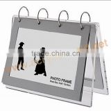 high quality clear plastic acrylic calendar frames holder