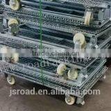 Road Storage Steel Wire Mesh Welding Foldable Wire Container for Sale thumbnail-3