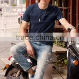 New Men Round Collar T-shirt in Summer thumbnail-1