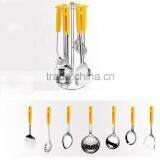 2015 High Quality Cutlery Kitchenware With Plastic Handle Korean Kitchen Tools/modern Kitchen Designs 7PCS/SET S33 thumbnail-6