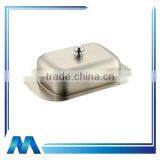 Rectangular Stainless Steel Butter Dish thumbnail-1
