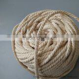 3 Strand Natural Pure Cotton Rope Braided Twisted Cord Custom Size thumbnail-4