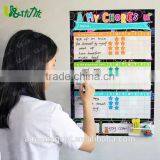 Magnetic Dry Erase Wall Sticker Printed Whiteboard Weekly Calendar 60 x 40 cm thumbnail-1