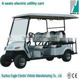 China 4 Wheel Drive Electric Golf Cart With Rear Seats