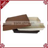 Supermarket Plastic Rattan Woven Banneton Proofing Basket Under Shelf thumbnail-5