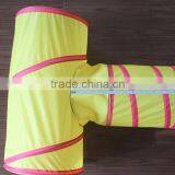 2016 New Design Arrive T Style Cat Tunnel Pet Toy Wholesale Candy Color Polytser Cat Tunnel thumbnail-1