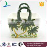 Coconut Tree Ceramic Basket Ware For Kitchen thumbnail-2