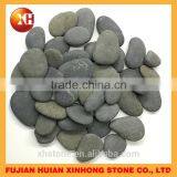 Polished Black River Stone Pebble thumbnail-6