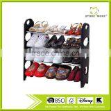 Store More Easy to Assemble 4 Tier Plastic Shoe Rack Storage thumbnail-1