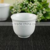White Porcelain Tea Cup Without Handle and Lids thumbnail-6