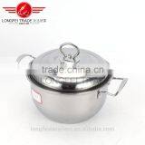 2016 Big Capacity Different Size Hot Sale Stainless Steel Cookware Pot Sets thumbnail-3