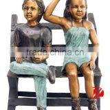 Brass Garden Children Sculptures for Sale thumbnail-1