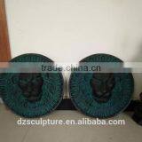 New Bronze Wall Relief With Lion Head Statues for Sale thumbnail-1