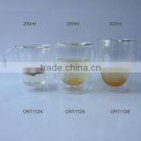 200ml 250ml 300ml Double Wall Glass Cup thumbnail-1