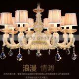 ZG202 Momoda Luxury Decorations French Style Ceramic Cream White Living Room Bedroom Villa Big Lighting Chandelier Pendant Lamp thumbnail-4