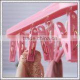 Cheap High Quality Foldable Plastic Hard Hanger With Lips for Home Cloth Scoks Bras in Professional OEM Maker thumbnail-4