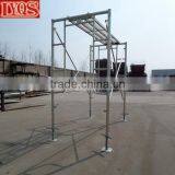 Galvanized Tubular Cross Braces 5x6'4" Walk Thru Scaffold Frame Package thumbnail-6