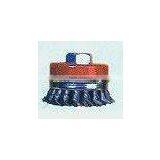 Stainless Steel Knot Wire Brushes Cup Barded (1193)-lucy