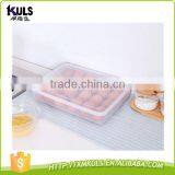 Clear Plastic Storage Box With Cover to Keep Eggs Fresh in Refrigerator thumbnail-2