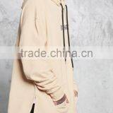 OEM Custom Baggy Mens Printing Longline Hoodies thumbnail-2