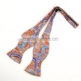 HD-DS19 Silk Neckwear/jacquard Woven Silk Self Bowtie thumbnail-1