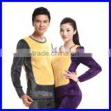Top Brand High Quality Winter Warm Wool Thermal Underwear Set Men And Ladies Long Johns thumbnail-1