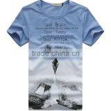Latest Design Promotion Fabric Cotton Wholesale Men T Shirt Custom Printing thumbnail-2