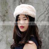 CX-E-29R Wholesale Fashion Women Hairband Mink Fur Scarves thumbnail-6