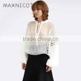 Maxnegio Womens Clothing Latest New Design 2017 Shirts Casual Spring Normal Blouse