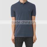 MGOO Custom Made 100% Pima Cotton Polo Shirts For Men Short Sleeves Rib Cuff Mens Tops Chest Logo Embroidery thumbnail-2