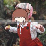 Baby Lovely Red Cotton Kids Clothing Summer Rompers Children Boutique Clothes thumbnail-3