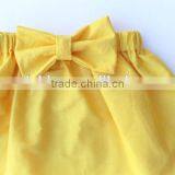 Wholesale Children's Boutique Clothing Yellow Bowknot Skirt Plus Size Dressy Skirts thumbnail-3
