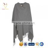 Winter Fringe Womens Poncho Cape thumbnail-2